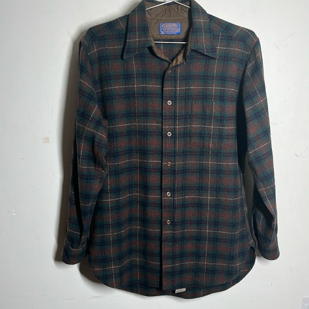 Pendleton Wool Button Down Shirt - image 1